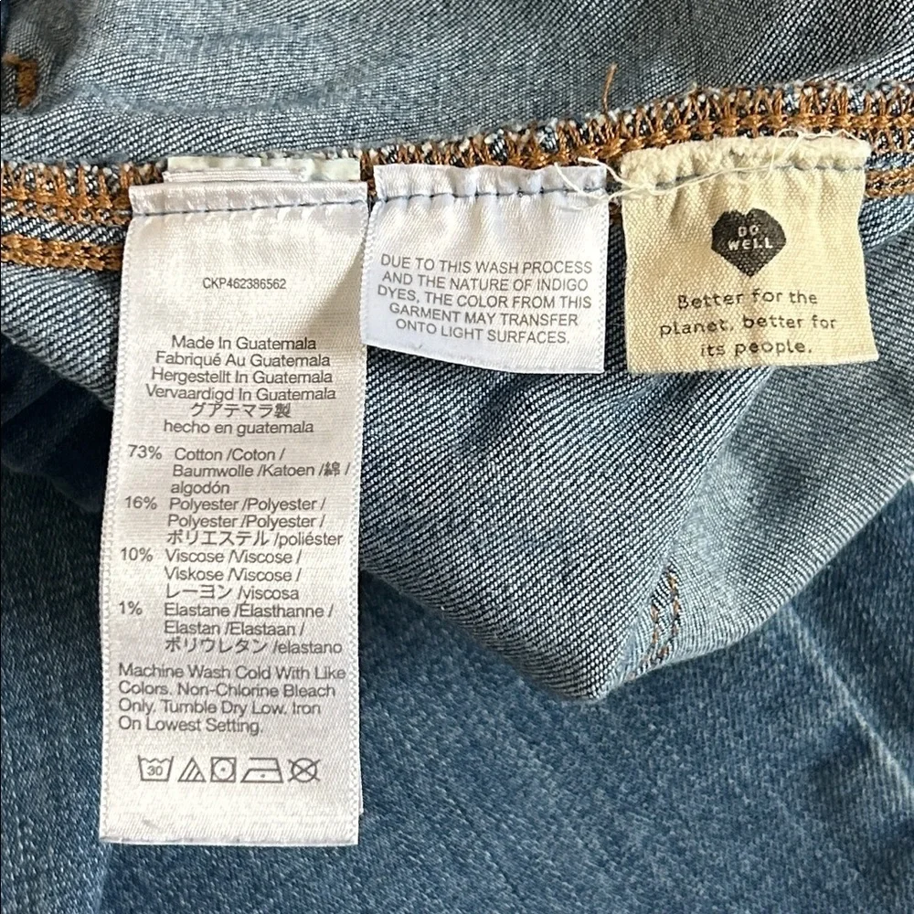 Madewell High Rise Pull-On Relaxed Crop Jeans